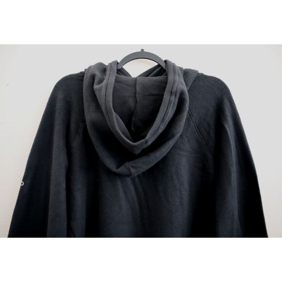 Alo Yoga M3109R Men's Sz 2XL Black The Triumph Tri-Blend Fleece Hoodie - Picture 4 of 14